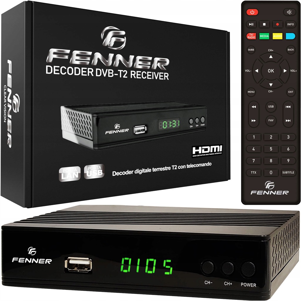 Tuner Dvb-t2 Fn-gx1 H.265