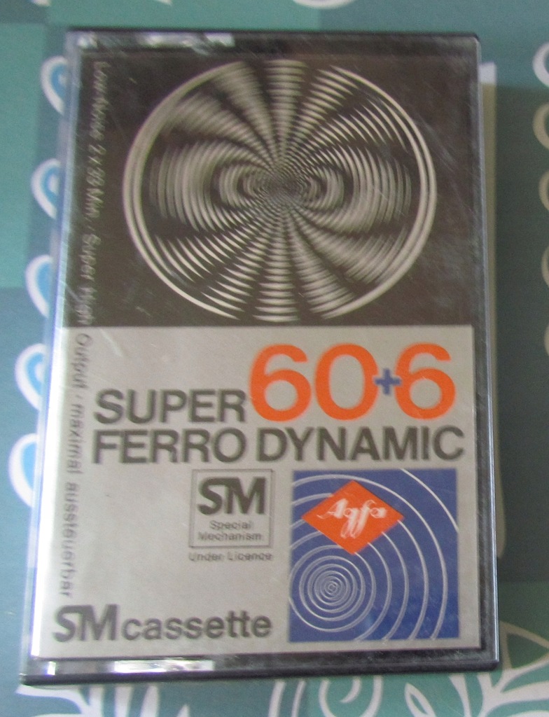 Kaseta magnetofonowa AGFA stereo chrom 60