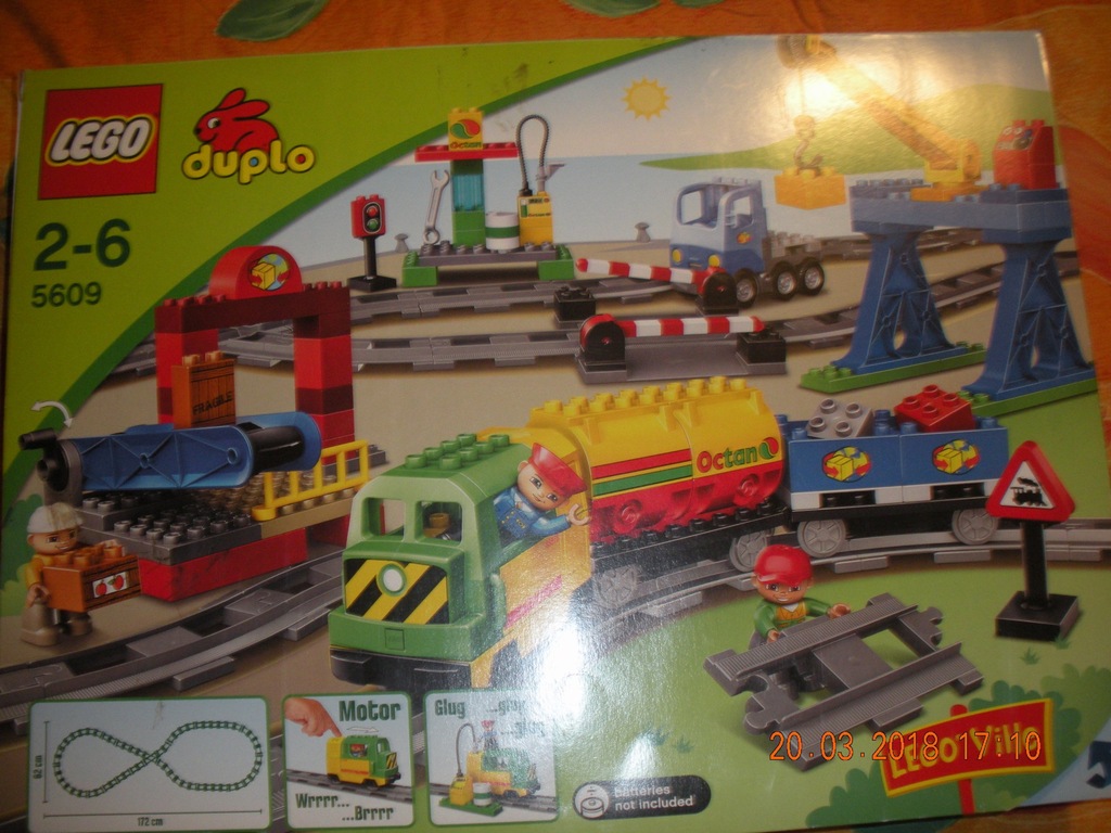 OKAZJA LEGO 5609 Pociąg towarowy 5608 zestaw !! 7253921992