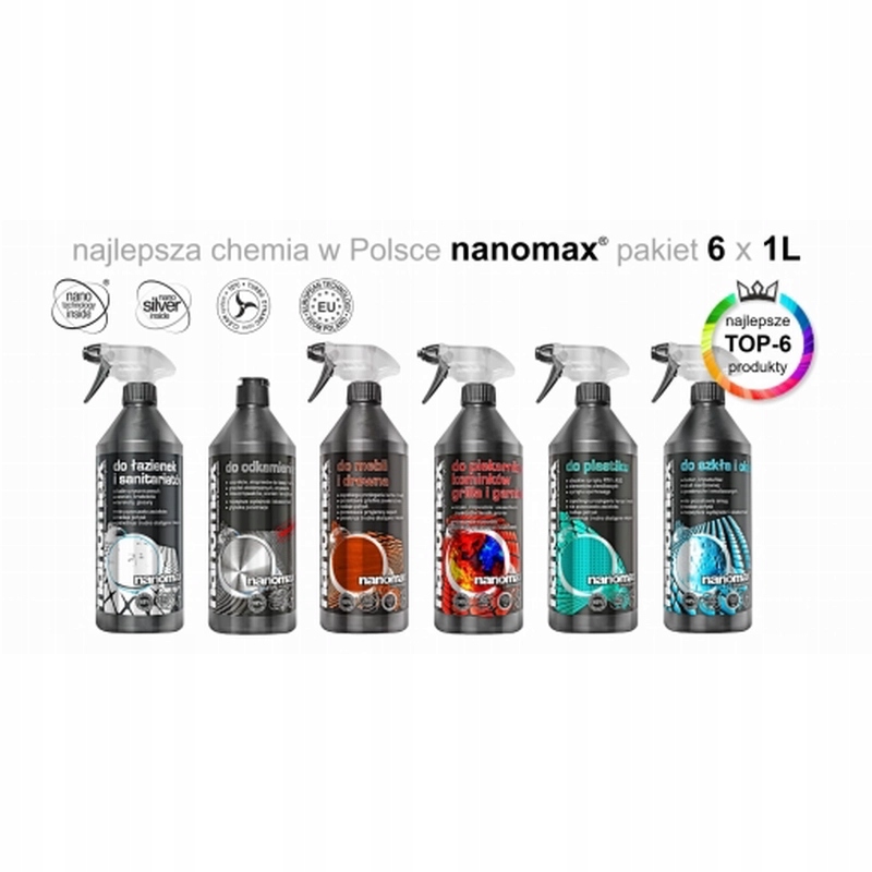 nanomax PROFESSIONAL zestaw TOP-6, 1L