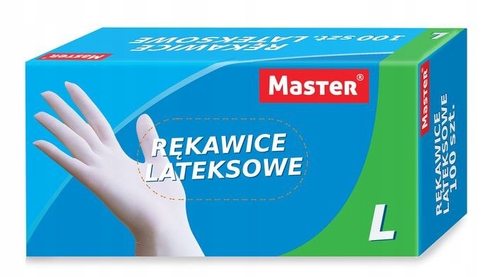 RĘKAWICE LATEXOWE MASTER ROZMIAR L