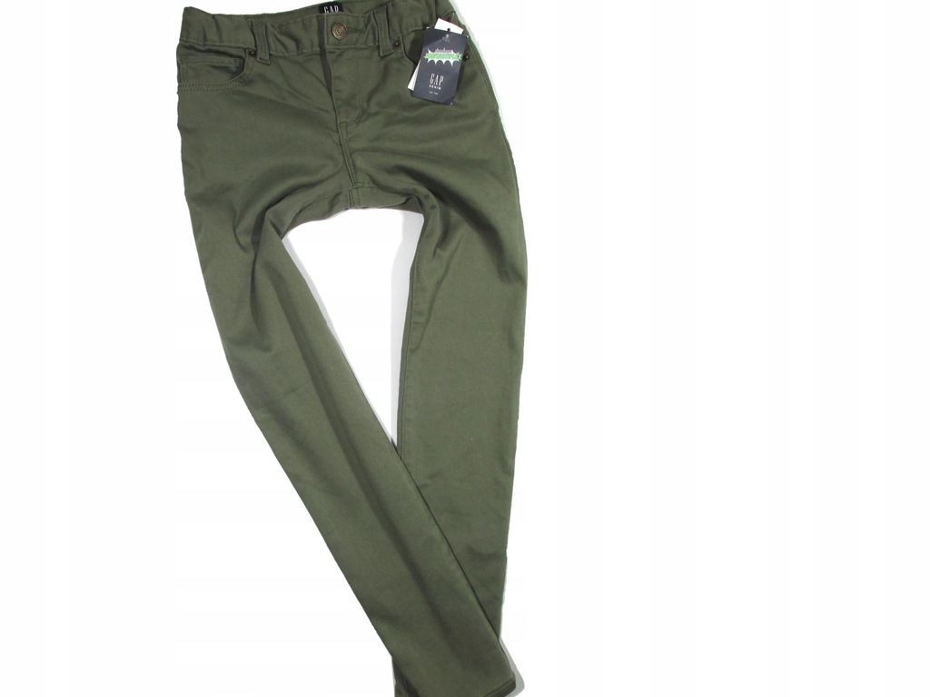 GAP NOWE JEANSY KHAKI___128/134