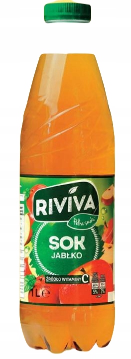 Sok Jabłkowy Źródło witaminy C Riviva 1L
