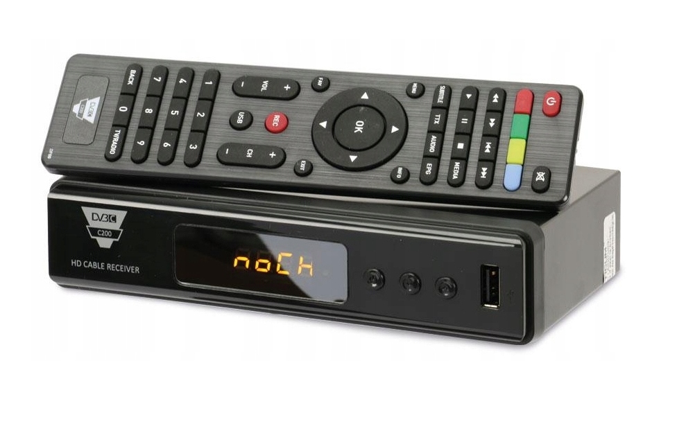 Tuner Dekoder Opticum C200 TV Kablowej DVB-C MPEG4 - 14097627855 ...