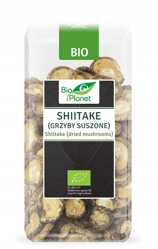 SHIITAKE (GRZYBY SUSZONE) BIO 50 g - BIO PLANET BIO PLANET - seria GRZYBY