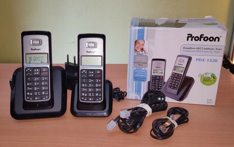 TELEFON STACJONARNY PROFOON PDX-1520 KOMPLET