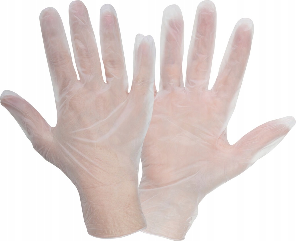 Rękawice winylowe białe, 100 szt., pudełko, 7, ce, lahti