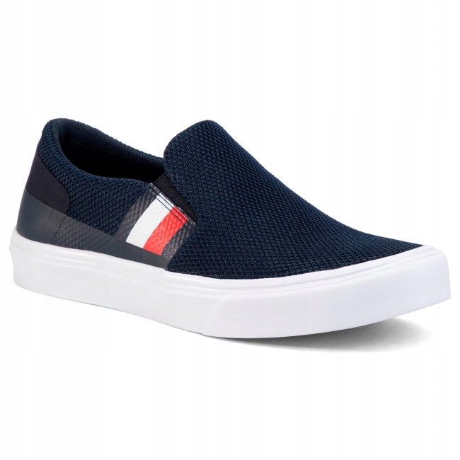 TOMMY HILFIGER TRAMPKI MĘSKIE GRANATOWE 44 BKE