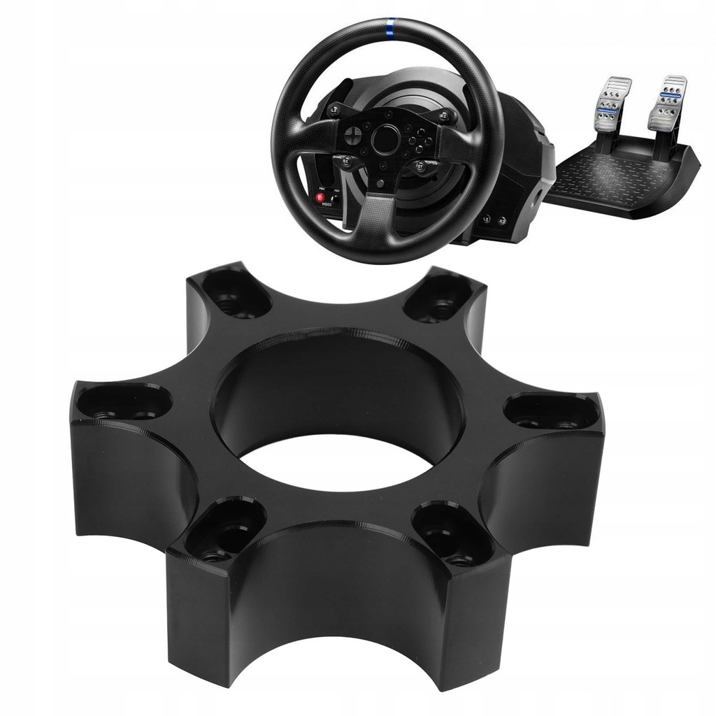 PŁYTKA ADAPTERA KIEROWNICY DYSTANS 70 MM THRUSTMASTER T300RS Z KIEROWNICĄ