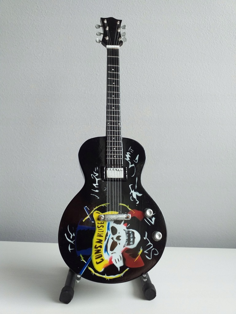 MINI GITARA / MINIATURKA GITAR GUNS N ROSES