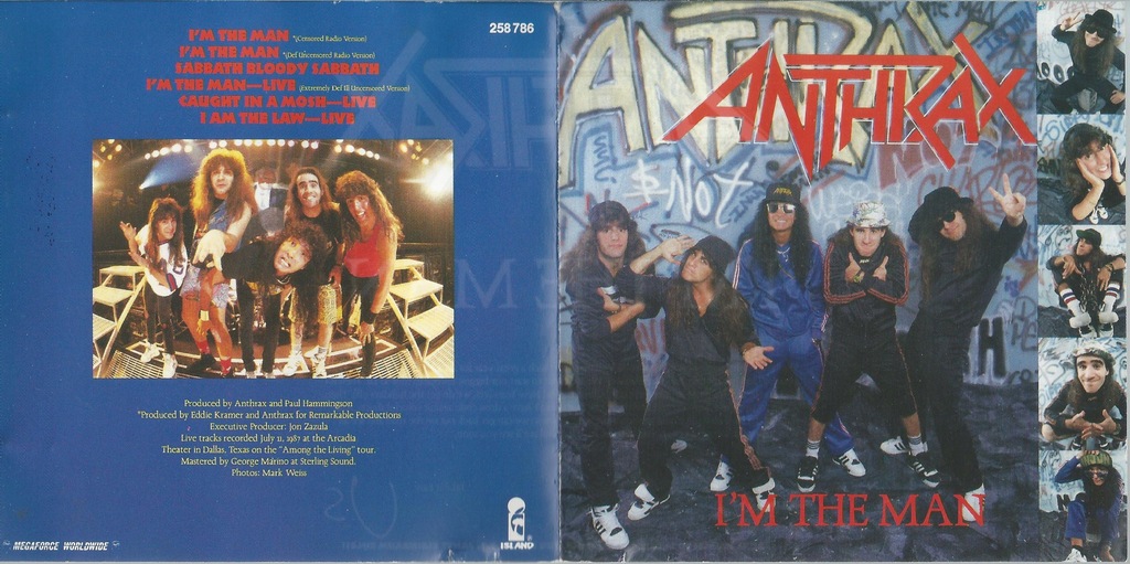 ANTHRAX - i'm the man [1987] _CD