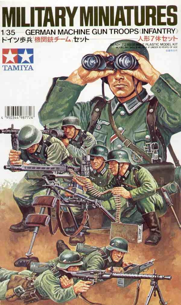 Купить Немецкие пулеметные войска времен Второй мировой войны, Tamiya 35038: отзывы, фото, характеристики в интерне-магазине Aredi.ru