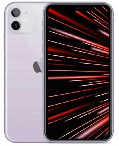 Smartfon iPhone 11 64 GB / Fioletowy / Purple - BATERIA 100%