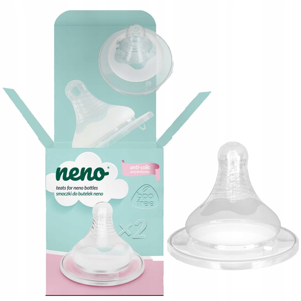 Neno Smoczek do butelki 2szt M