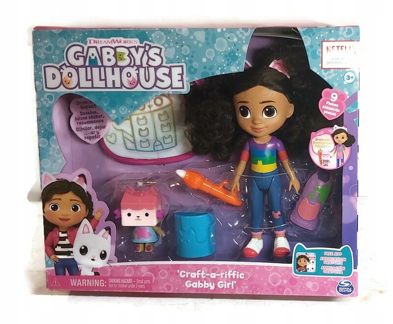 GABBY'S Dollhouse Gabi Koci Domek (jak NOWA)