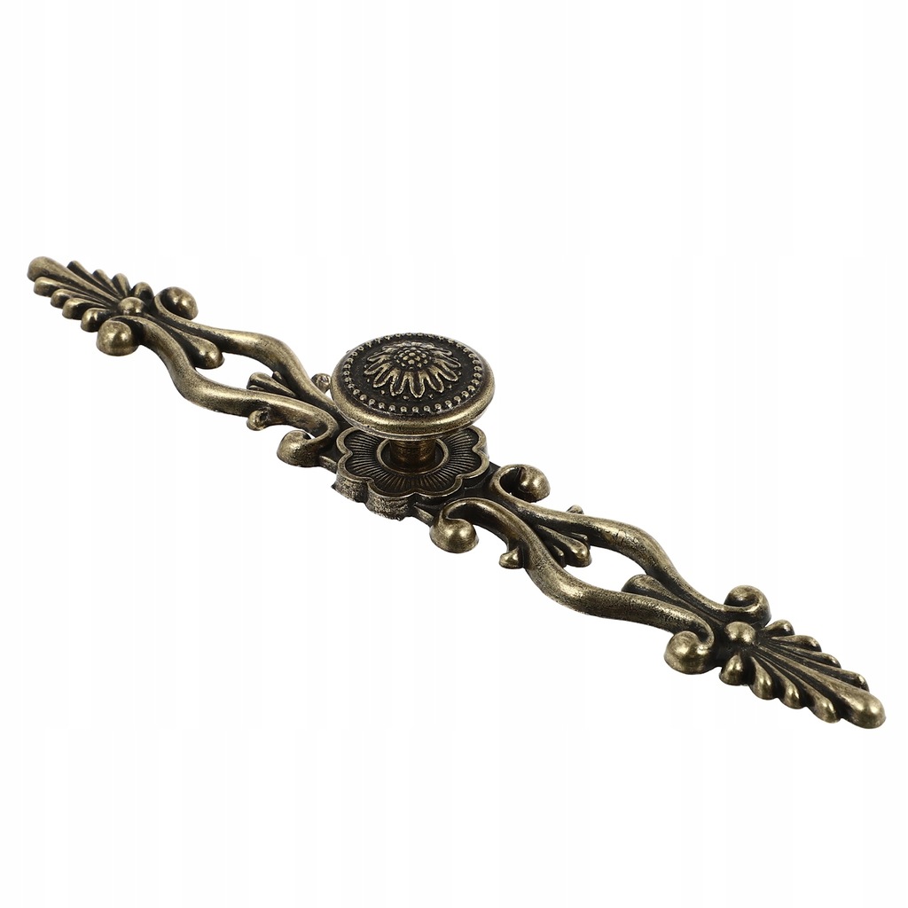 DRAWER KNOBS HANDLE EUROPEAN CARVING BOOKCASE ZINC ALLOY