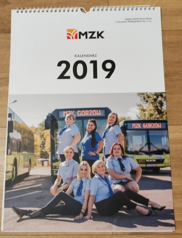 Unikalny kalendarz 2019 MZK Gorzów Wlkp!