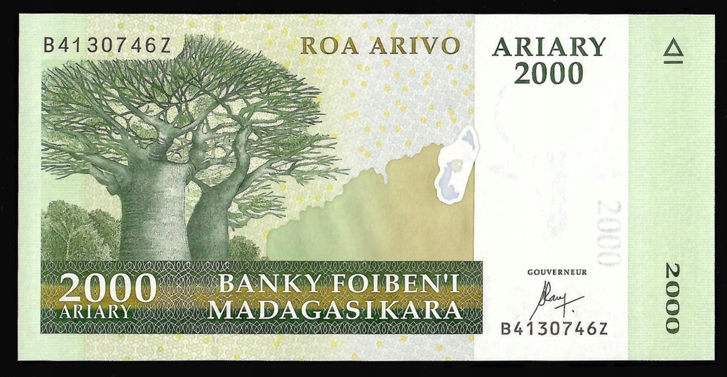 Madagaskar - 2000 ariary 2004 (UNC)