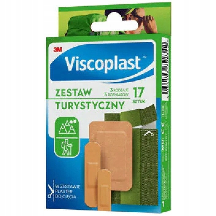 Plaster uniwersalny VISCOPLAST, zestaw turystyczny