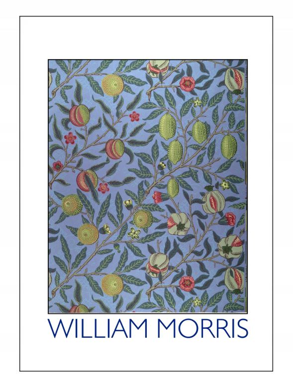 A4 Plakat Fruit or Pomegranate William Morris