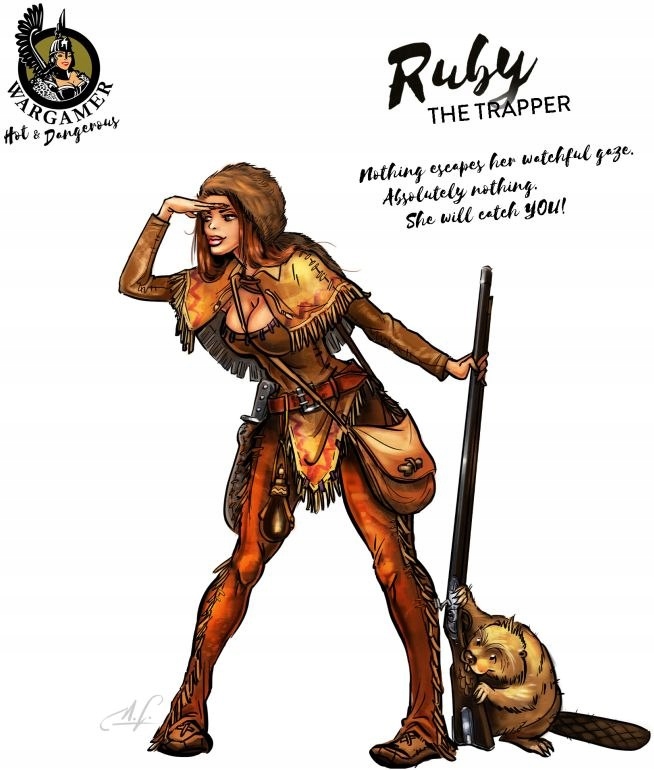 Hot & Dangerous: Ruby, the Trapper (28 mm)