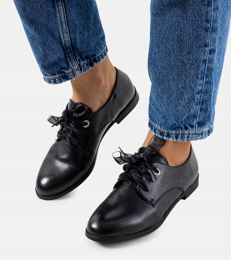 Купить Черные женские туфли, кожаные туфли К0001-1 38: отзывы, фото, характеристики в интерне-магазине Aredi.ru