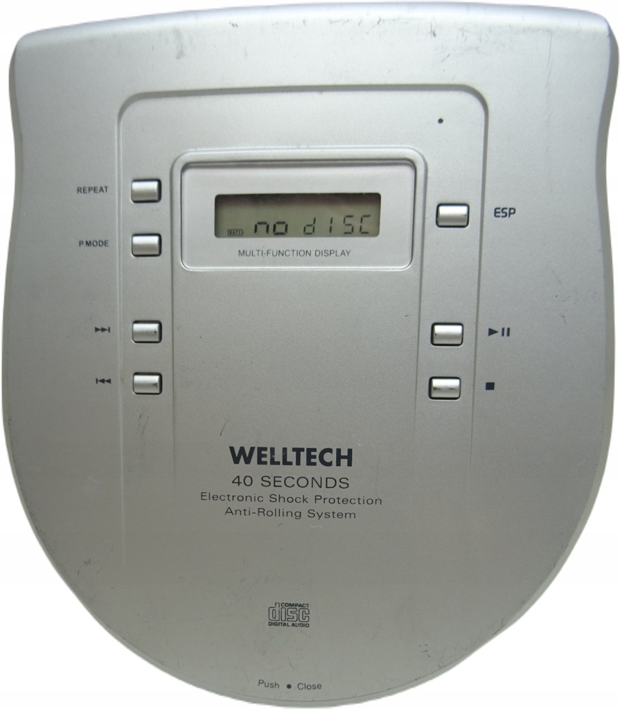 Discman welltech 20405 Sprawny PORTABLE CD PLAYER 13204271521
