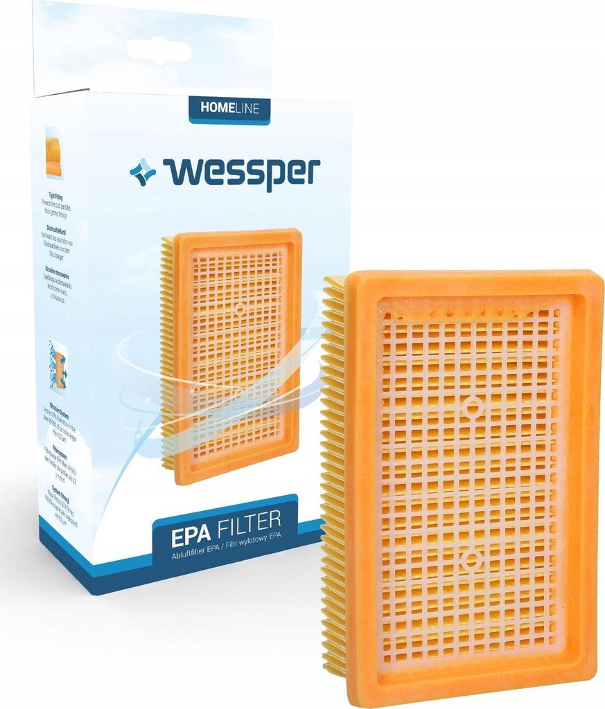 Wessper Filtr do KARCHER WD4 WD5 WD6 MV4 MV5 MV6 2.863-005