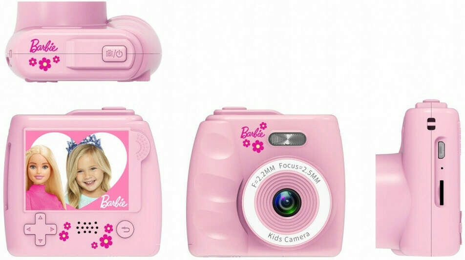 Cyfrowy aparat fotograficzny Barbie żółty