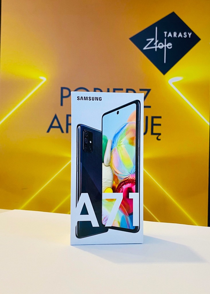 Samsung Galaxy A71 BLACK 1250zł ZŁOTE WAWA