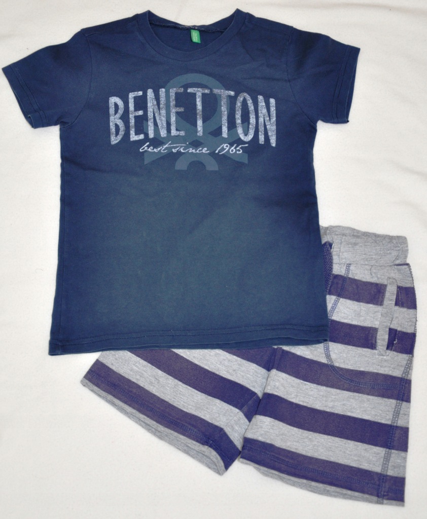 T-shirt Bnetton, spodenki cool club rozm. 110/122
