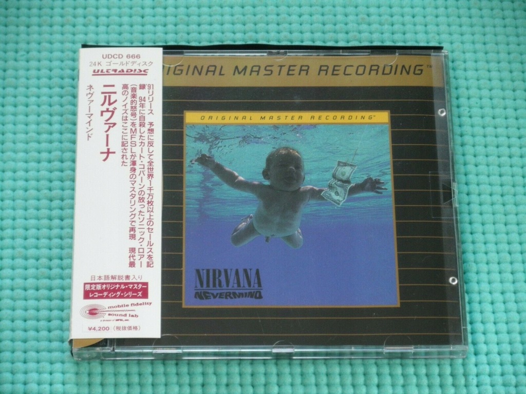NIRVANA / NEVERMIND MFSL CD Nirvana Nevermind DGC MFSL 1-258 US
