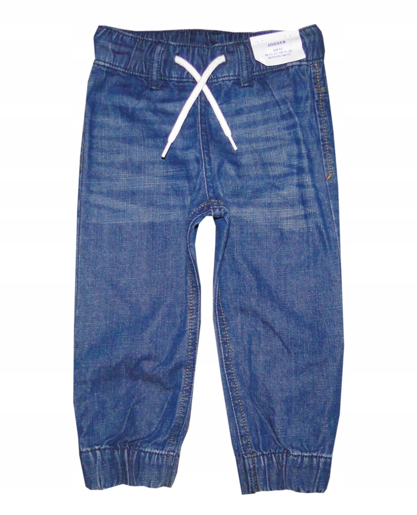 H&M SPODNIE 128 JEANSOWE JOGGERSY