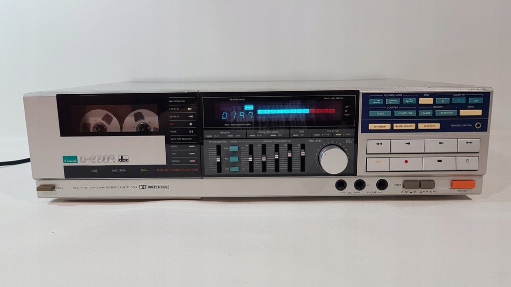 MAGNETOFON SANSUI D-990R / EQUALIZER / DBX /UNIKAT