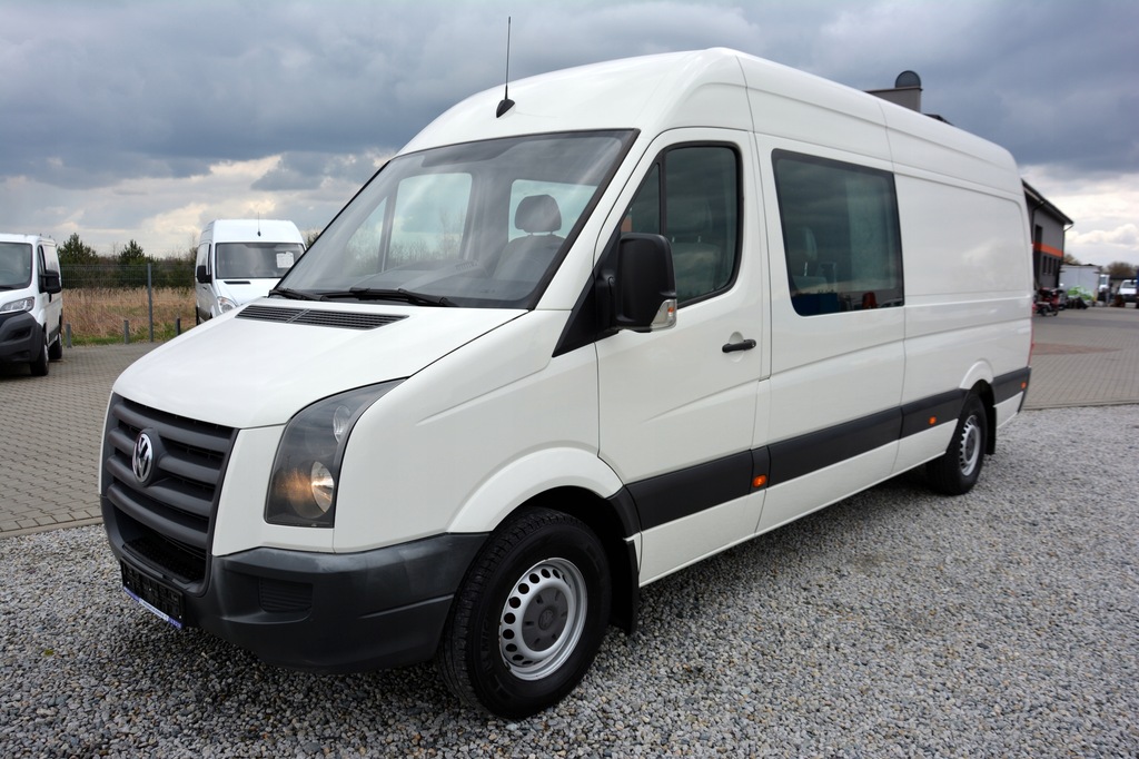 VOLKSWAGEN CRAFTER 2,5TDI MAX DOKA BRYGADÓWKA5OSÓB