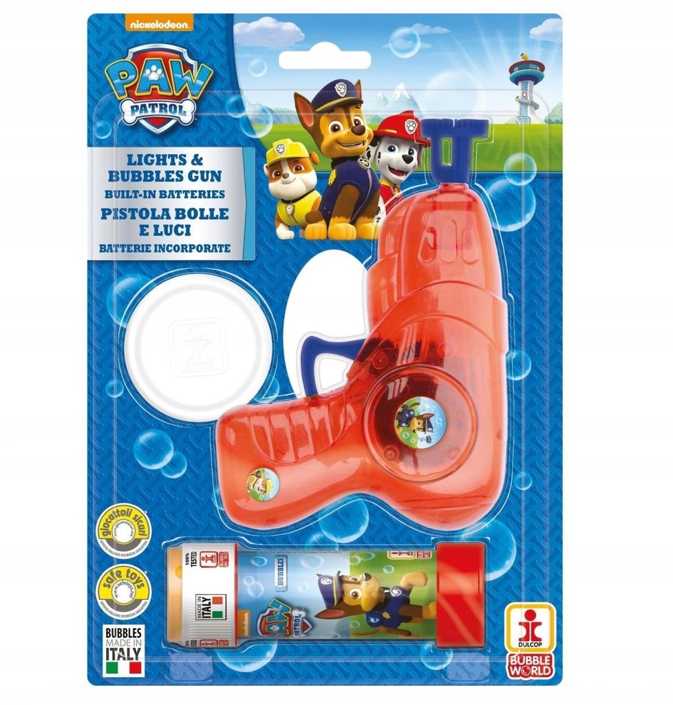 PISTOLET DO ROBIENIA BANIEK MYDLANYCH PAW PATROL