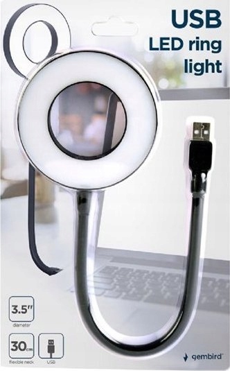 Gembird Gembird NL-LEDRING-01 USB LED ring light | White 6500K | N/A