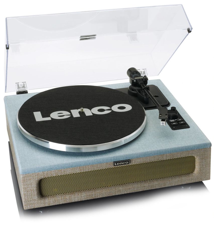 Gramofon Lenco LS-4400 AUX 4 GŁOŚNIKI DREWNO BTT