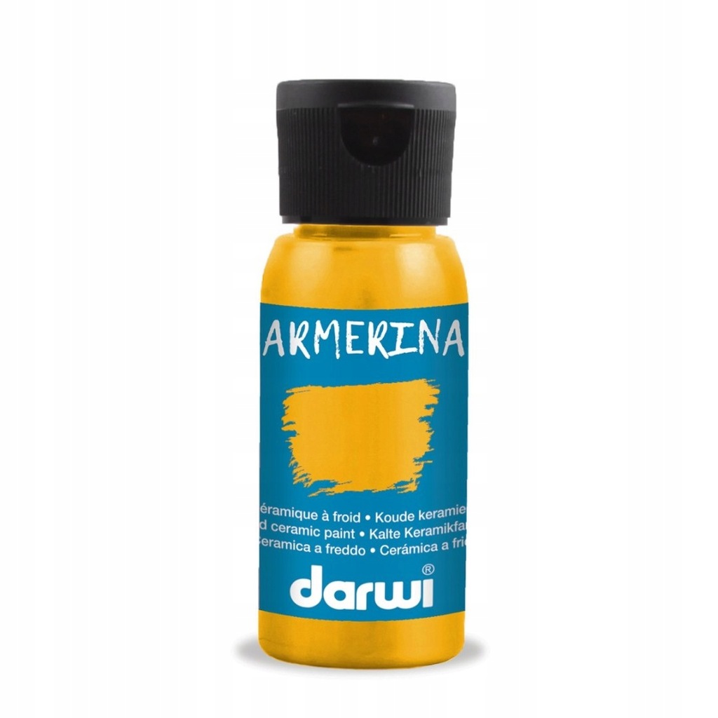 Farba do Ceramiki 50 ml Ciemno Żółta