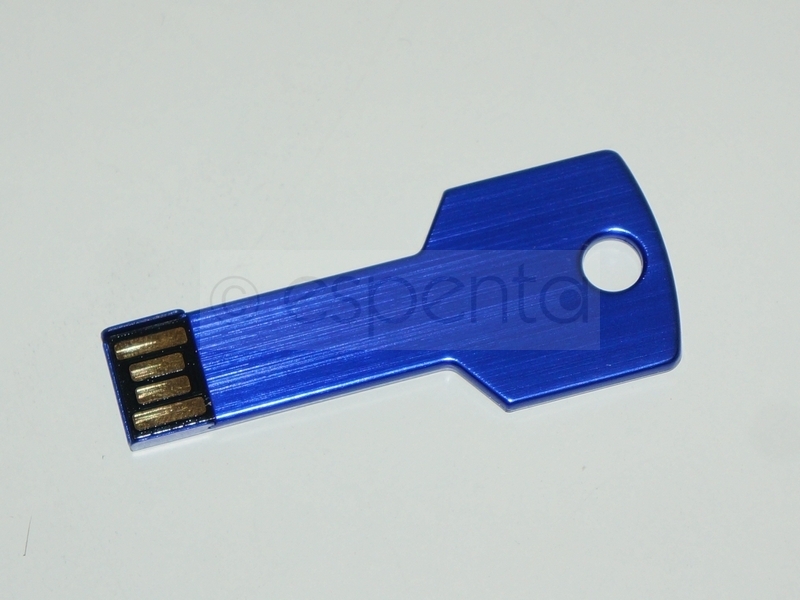 Nowy pendrive 8GB, pamięć USB, klucz - niebieski