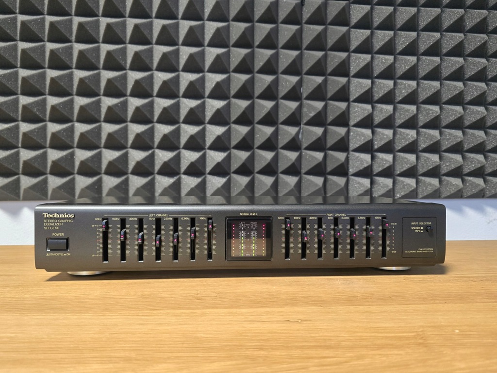 TECHNICS SH-GE50 KOREKTOR GRAFICZNY EQUALIZER UNIKAT JAK NOWY WYJĄTKOWY !!!