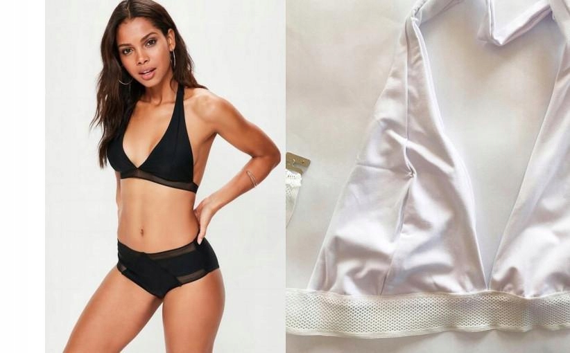 1H3B23*MISSGUIDED BIAŁE BIKINI KOMPLET 34 Q00