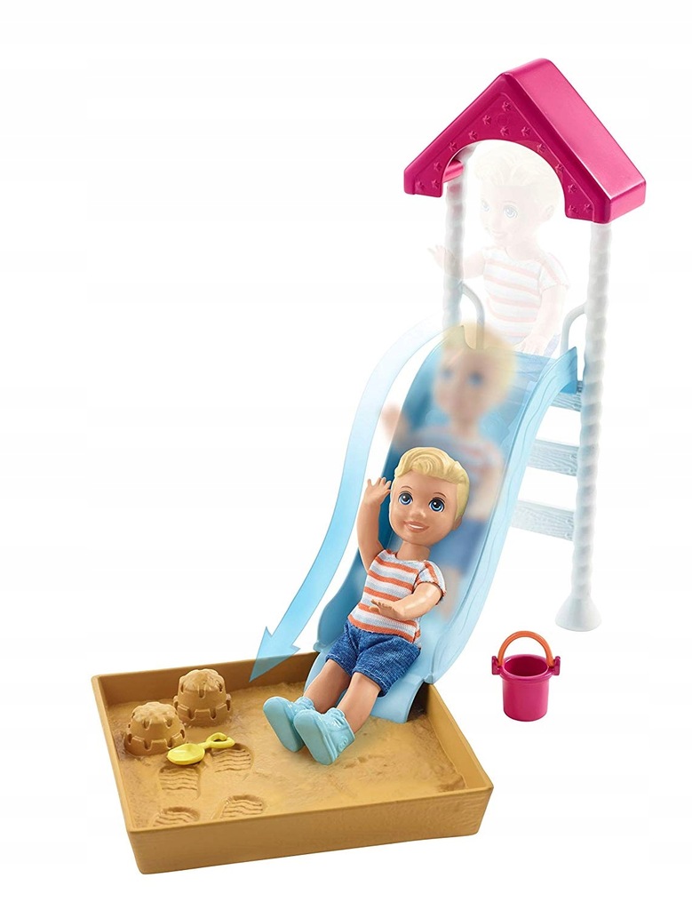 Barbie Opiekunki Zabawa w Piaskownicy Lalka FXG96