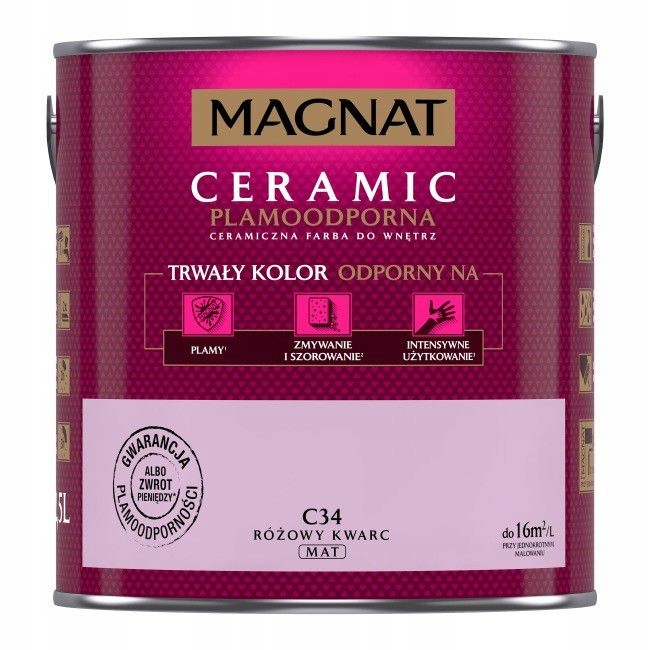 MAGNAT ceramic różowy kwarc C34 2,5L