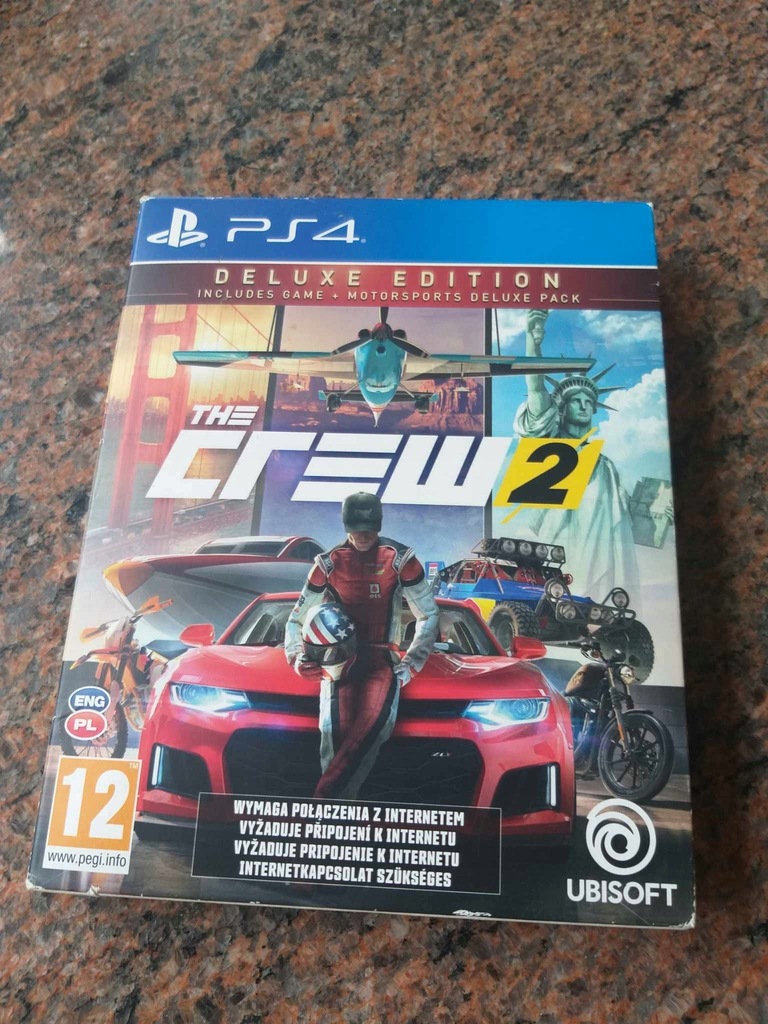 Gra The Crew 2 Deluxe Edition PS4 Play Station 4 wyścigowa PL race CREW 2