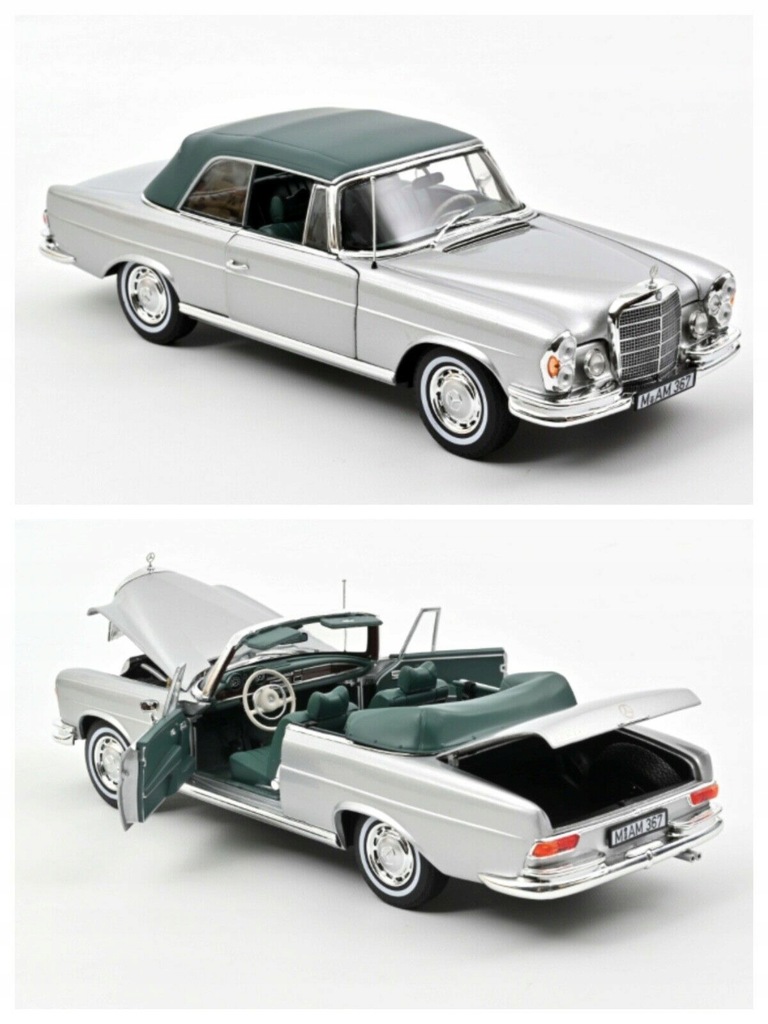 Mercedes 280 SE Cabriolet (1969) Norev 1:18 - 11410939469
