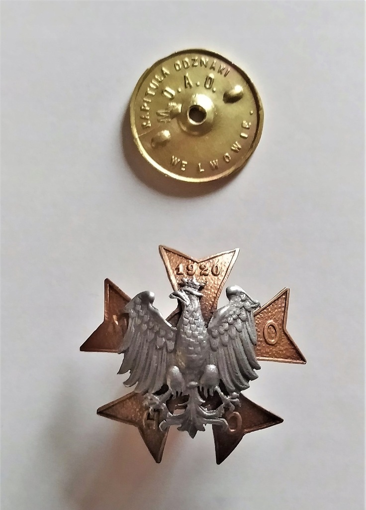 Odznaka Małopol. Oddziały Armii Ochot MOAO 1920 r