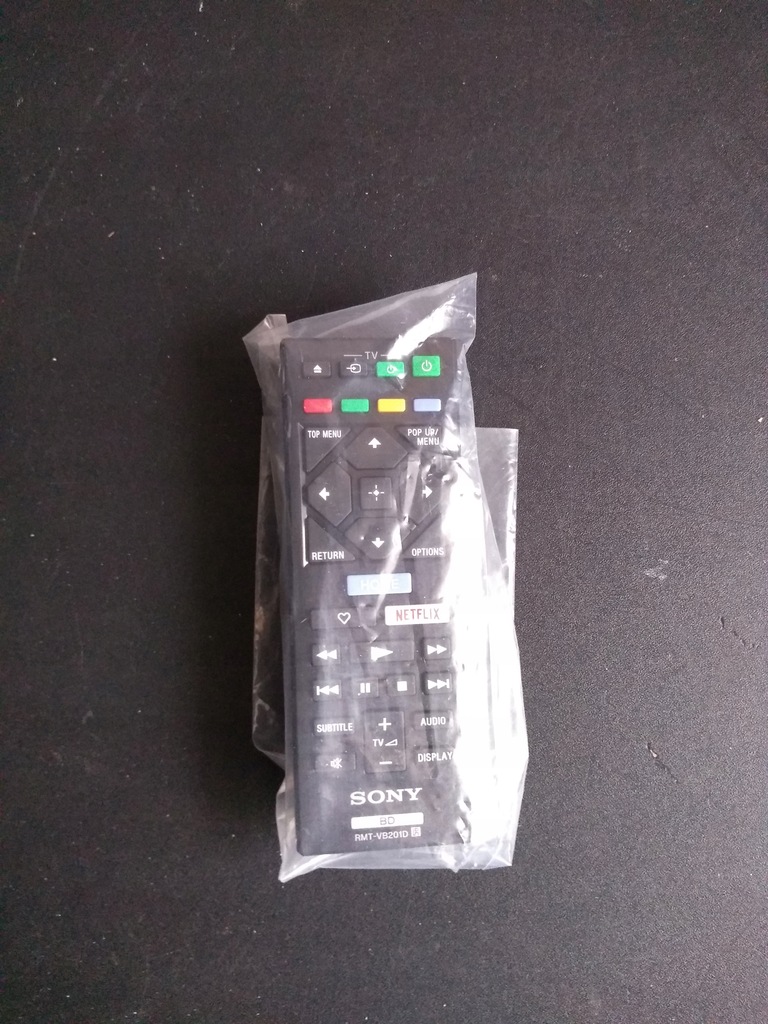 PILOT BLU RAY Sony Remote Commander (RMTVB201D) 1 12449215642 oficjalne archiwum Allegro
