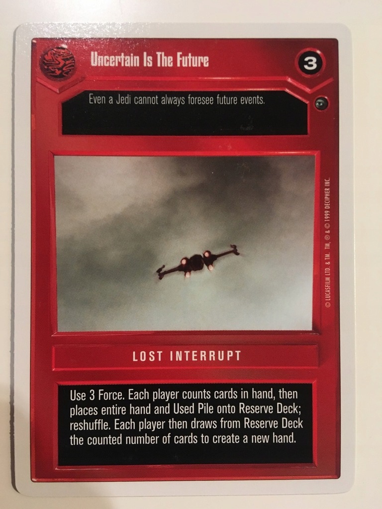 SW CCG DAGOBAH uncertain is the future (GD)