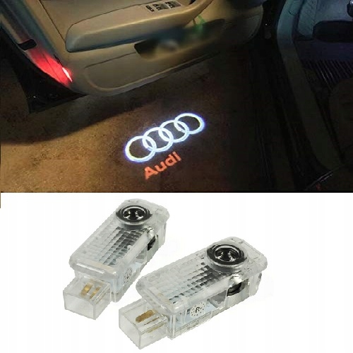 LED LOGO PROJEKTORY AUDI A3 A4 A5 A6 A8 Q3 Q5 TT